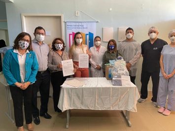 Hospital de Picos recebe doção de Capacetes Elmos do Rotary Club