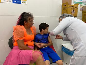 Sesapi realiza ação para início da Campanha de Vacinação nas Escolas em Esperantina