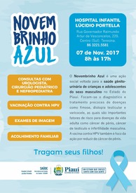 Hospital Infantil inicia hoje (7)  “Novembrinho” Azul 