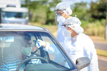 Vigilância Sanitária realiza barreira sanitária na BR 343 neste sábado